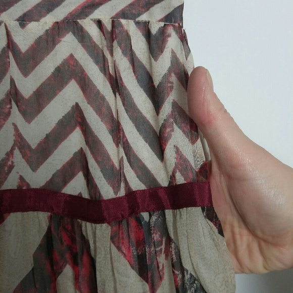 Diane von Furstenberg Chevron Skirt - Picture 5 of 5